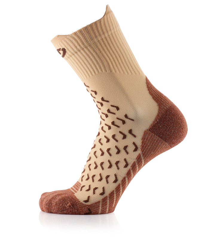 Set of 3 pairs - Trekking socks - Outdoor Ultracool Crew unisex beige/brown