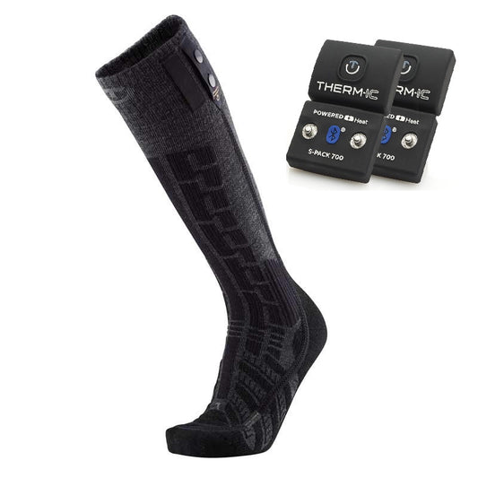 Bundle - S-Pack 700B Batteries + Ultra Warm Comfort S.E.T® Heated Ski Socks