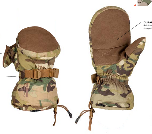 Convertible Mittens  - COVERT LT Multicamo