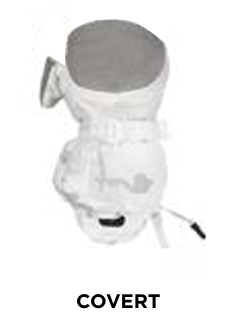Convertible heated mittens - COVERT white