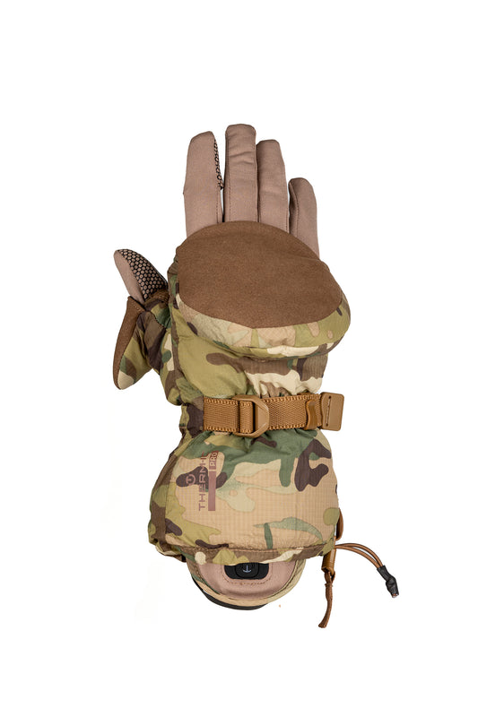 Convertible heated mittens - COVERT Multicamo