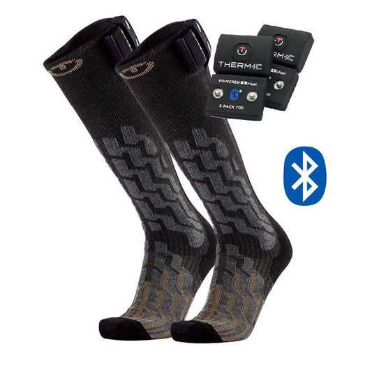 Bundle - heated ski socks Heat Fusion women + S-Pack 700B