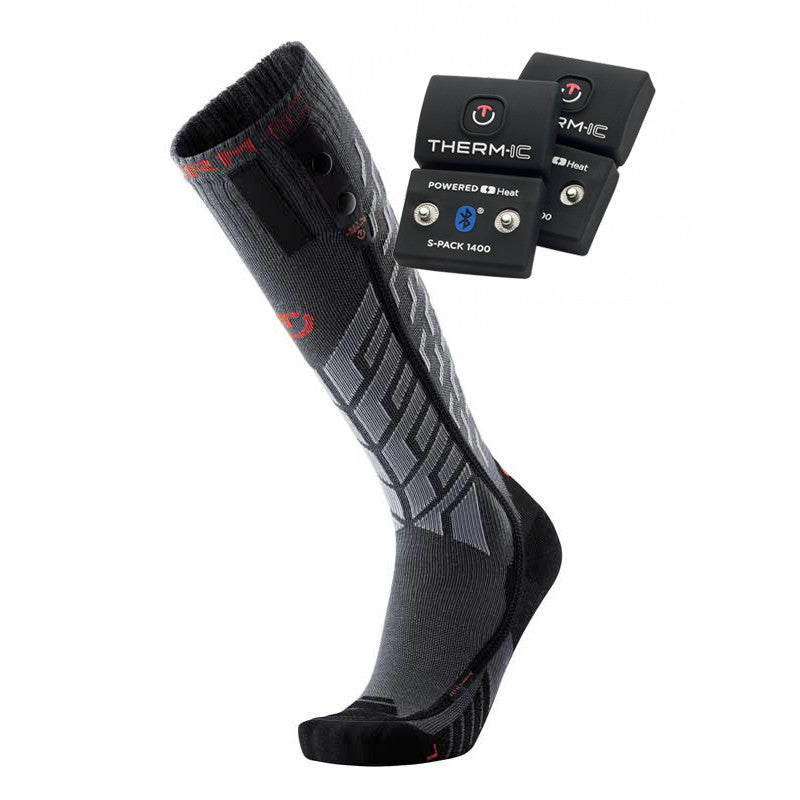 Bundle - S-Pack 1400B Batteries + Ultra Warm Performance S.E.T® Heated Ski Socks